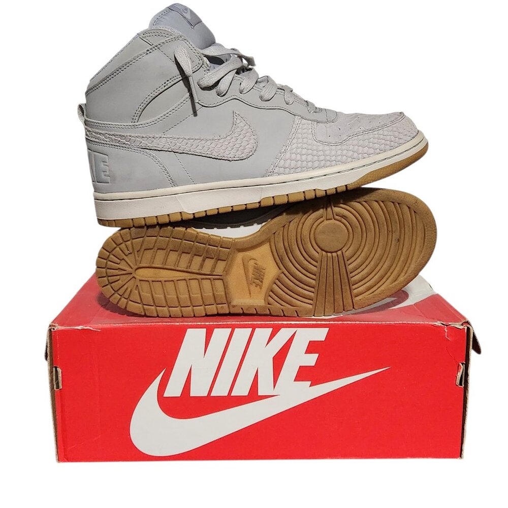 Nike Big High Lux Wolf Grey Pure Platinum 854165-002 Men's Sneakers Size 9.5